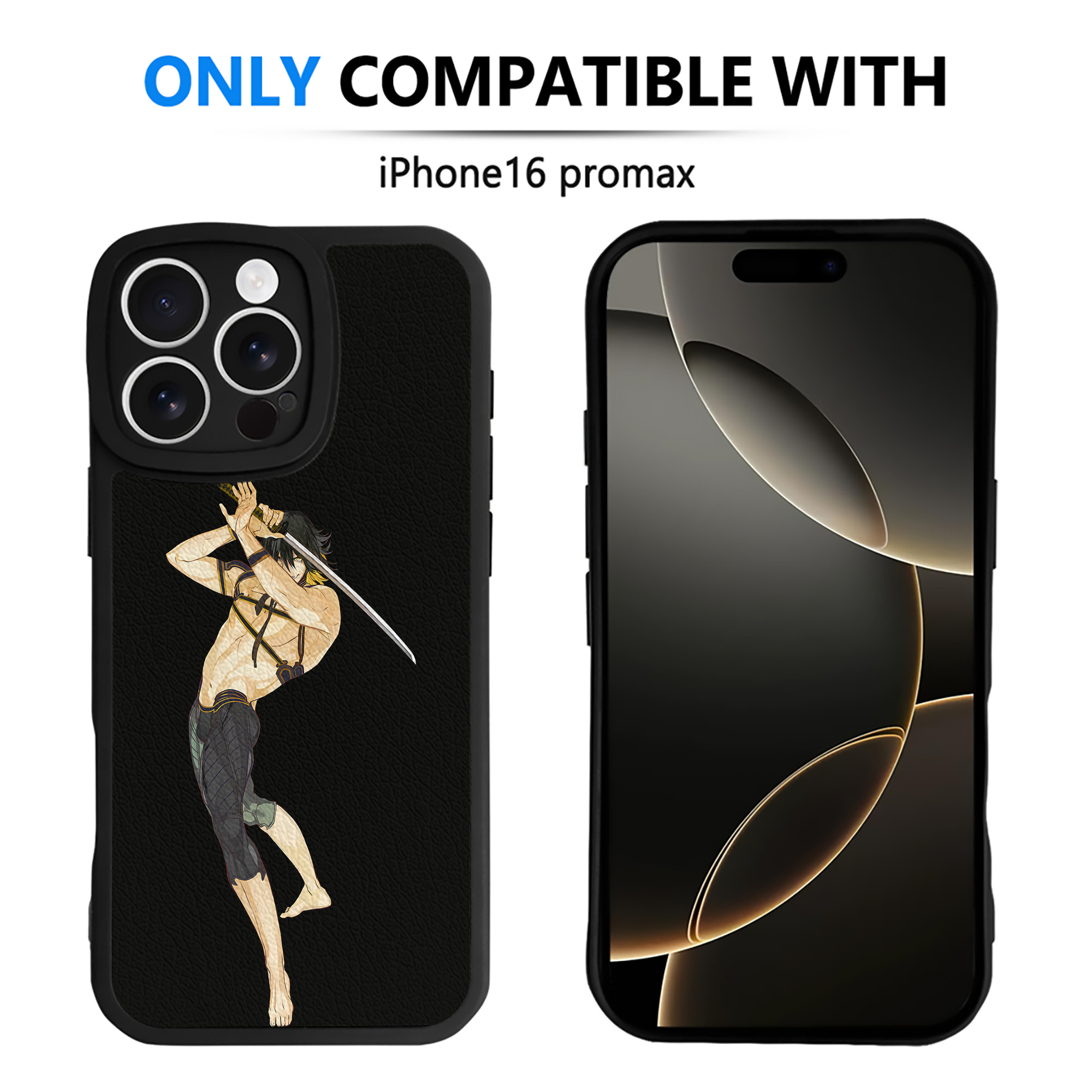 （画像用） 刀剣乱舞 Touken Ranbu 【iPhone 16シリーズ対応】シリコンスマホケース（レザー調） 材質：シリコン